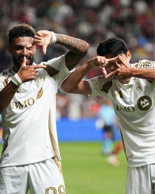 드니 부앙가와 손흥민의 ‘흥부듀오’. 사진=MLS SNS