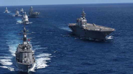 일본 해상자위대의 훈련 모습 [방위성]