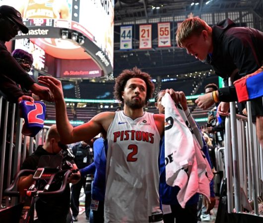 디트로이트 피스톤스의 동부 컨퍼런스 1위를 이끌고 있는 케이드 커닝햄은 분명한 MVP 경쟁자다. 사진=X