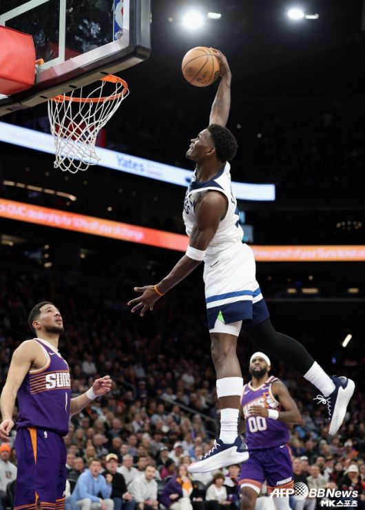 ‘제2의 조던’ 앤서니 에드워즈는 미네소타 에이스로서 미국의 자존심을 지켜야 할 선수다. 사진=AFPBBNews=News1