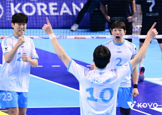 대한항공은 이날 승리로 한 경기 만에 반등했다. 사진 제공= KOVO