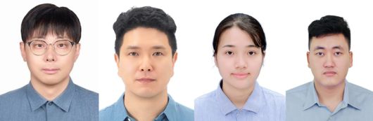 김태환 UNIST 인공지능대학원 교수, 고성안 포스텍 컴퓨터공학과 교수, 투 프엉 응우옌(Thu Phuong Nguyen) UNIST 연구원, 득 엠 응우옌(Duc M.Nguyen) 포스텍 연구원. [사진=UNIST]