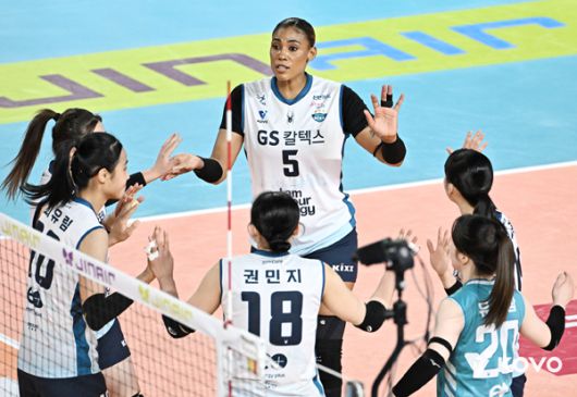 GS칼텍스는 3라운드 첫 승을 신고했다. 사진 제공= KOVO