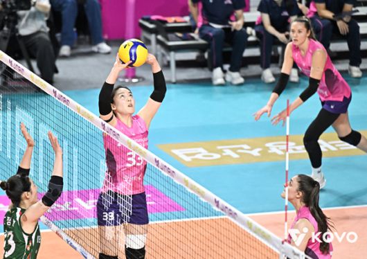 흥국생명의 이나연은 1년의 공백이 무색한 활약을 보여주고 있다. 사진 제공= KOVO