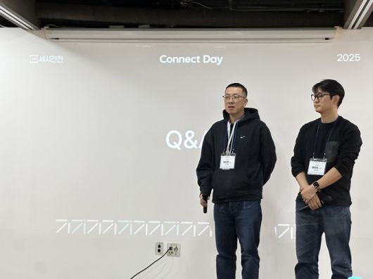 (좌) 신성철 대표, (우) 진대연 CSO / 사진=권효정 여행+ 기자