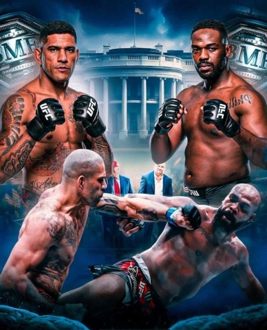 페레이라는 미들급, 라이트헤비급 정상에 선 바 있다. 그러나 여기서 만족하지 않았다. 안칼라에프에게 화끈한 복수를 해낸 뒤 헤비급 월장을 원했다. 물론 상대는 존 존스였다. 페레이라와 존스는 역대급 슈퍼파이트에 대한 공감대가 있었도 도널드 트럼프 대통령이 큰 관심을 갖고 있는 백악관 대회에서 만나기를 희망했다. 사진=X