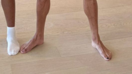 호날두 발 확대 사진. [사진 = 인스타그램]