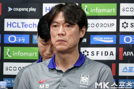 한국 축구 대표팀 홍명보 감독. 사진=이근승 기자