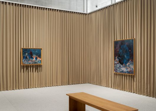 헤롤드 앤카트의 개인전이 열리고 있는 서울 용산구 아모레퍼시픽미술관(APMA) 캐비닛 전시장 전경. 가고시안