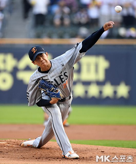 27일 잠실 LG전에서 가능성을 보인 한화 황준서. 사진(잠실 서울)=천정환 기자