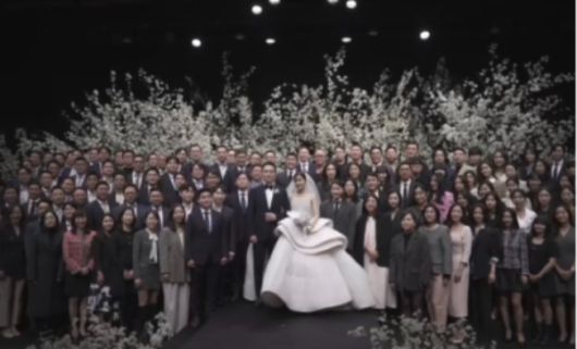 효민은 6일, 서울 신라호텔에서 결혼식을 올렸다. 사진=효민 SNS