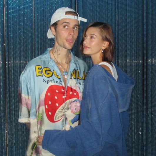 미국 팝스타 저스틴 비버(왼쪽)와 아내 헤일리 비버. (인스타그램 갈무리)