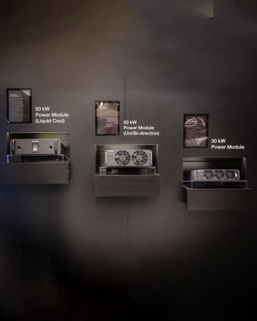 솔루엠은 국내 최초로 30kW급 전기차 충전기용 파워모듈에 대해 유럽과 미국 판매인증을 취득했다. 사진은 솔루엠의 전기차 충전기 파워모듈 라인업(사진=솔루엠)