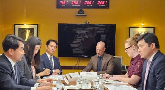 9월 30일(현지시간) 미국 워싱턴DC에서 미 조지아주 한국인 구금 사태의 재발방지를 위해 ‘비자 워킹그룹’ 첫 회의가 열리고 있다. (사진=연합뉴스)