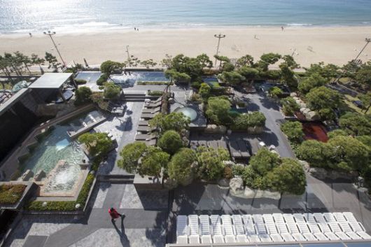 파라다이스호텔 부산의 오션스파 '씨메르'. 9월 10일 목욕탕의 집합금지 행정명령이 해제되면서 다시 문을 열게 됐다. [중앙포토]