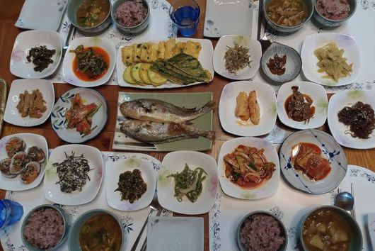 김지훈씨 가족이 체험한 식사. [사진 김지훈]