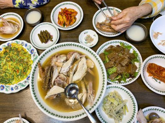 채지형씨 가족이 체험한 식사. [사진 채지형]