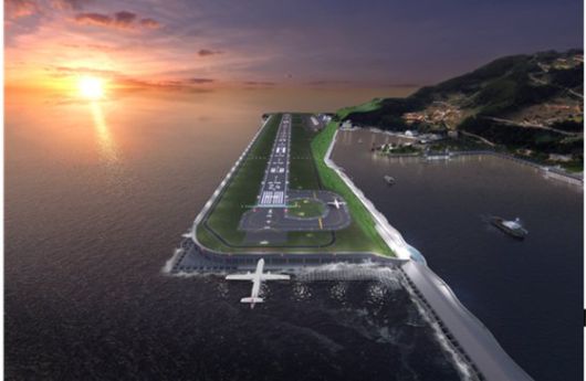 울릉공항 조감도. 국토부