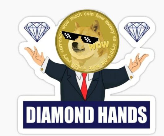 게임스톱 급등 사태를 불러온 월스트리트배츠(WSB) 상징 이미지와 도지코인 이미지를 합성한 게시물. [레딧 캡처]