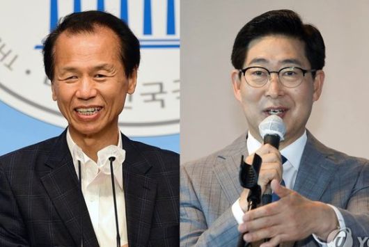 여권 대선주자인 최문순 강원지사(왼쪽)와 양승조 충남지사(오른쪽). 연합뉴스