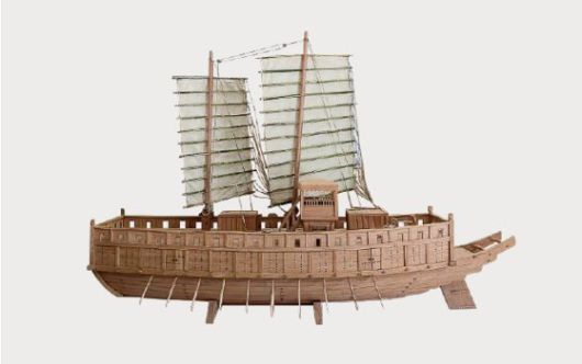 국립해양문화재연구소가 학술 연구를 통해 1/30 크기로 복원한 판옥선 [자료 문화재청]