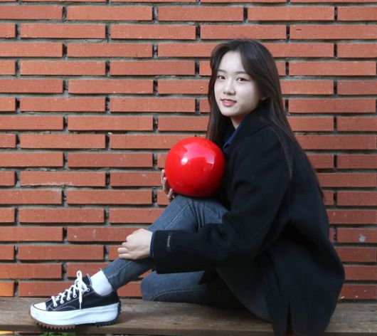 리듬체조 단체 김민 선수가 11일 경기도 하남의 한 카페에서 중앙일보와 인터뷰했다. 강정현 기자
