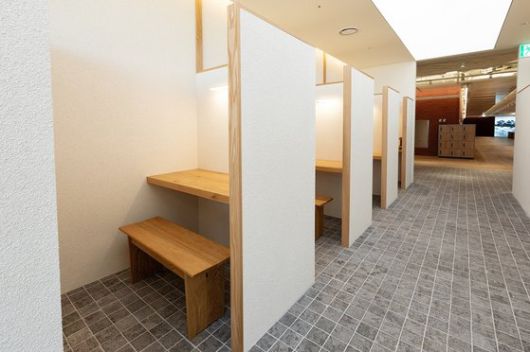 1인석 집중 업무공간. 구성원들이 가장 많이 이용하는 곳이다. ⓒ 우아한형제들