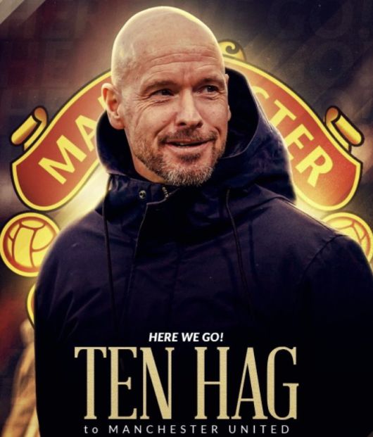 유럽축구 전문가 로마노가 텐 하흐 아약스 감독이 맨유로 간다고 알렸다. [사진 로마노 트위터]