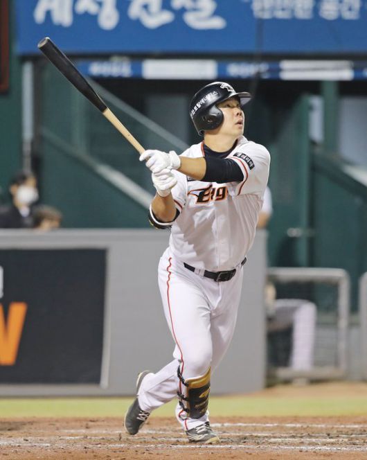 2016년 육성선수로 입단한 뒤 7년 만에 잠재력을 꽃피우고 있는 한화 내야수 김인환. [사진 한화 이글스]