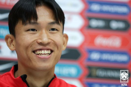 축구대표팀 정우영. 사진 대한축구협회