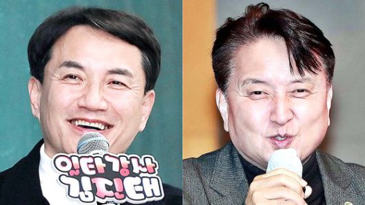 최근 산불 화재 진압 과정에 대한 대처로 구설에 오른 국민의힘 소속 김진태 강원지사(왼쪽)와 김영환 충북지사. 연합뉴스