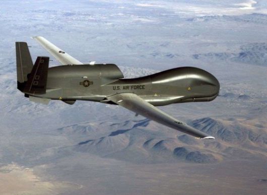고고도 무인정찰기 RQ-4 '글로벌 호크'. 사진 미 공군