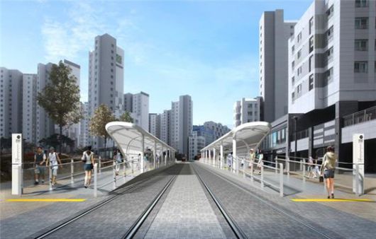 위례트램 109 정거장 조감도. 사진 서울시=연합뉴스