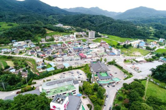 경북 울진군 온정면 백암온천관광특구 전경. 사진 대한민국역사박물관