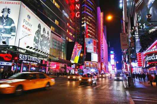 타임스퀘어의 밤.