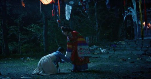 단편 '메아리' 주연 배우 정은선. 임유리 감독은 "오디션에서 대부분 옥연을 분노에 찬 연기로 보여줬는데 정은선 배우만은 연약한 와중에 힘이 느껴졌다. 첫눈에 '옥연이다' 했다"고 돌이켰다.  사진 CJ문화재단, 인디스토리