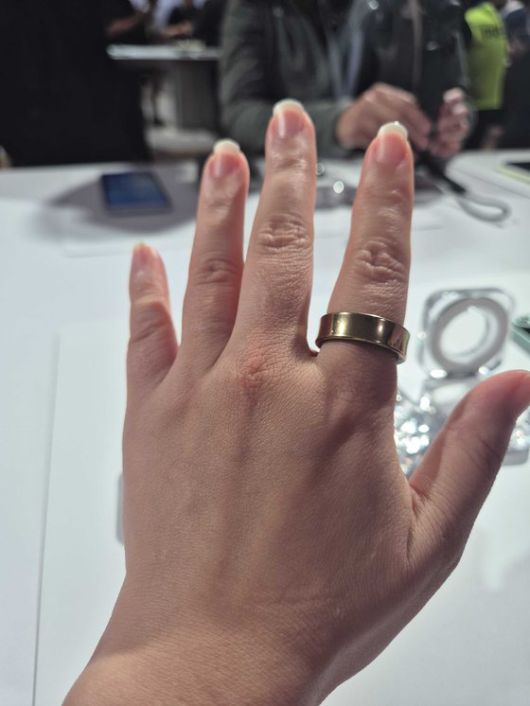 10일(현지시간) 삼성전자가 웨어러블 헬스케어 기기 갤럭시 링을 공개했다. 사진 심서현 기자