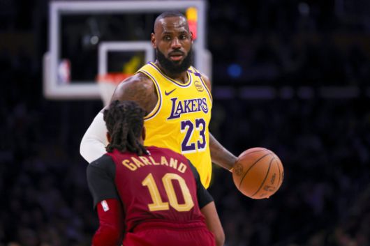 연일 진기록을 작성 중인 마흔의 제임스. AP=연합뉴스