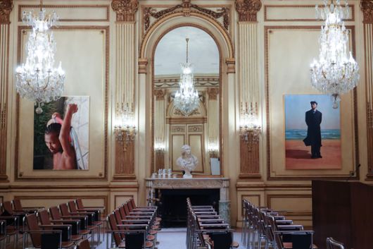 뉴욕대 미술사대학원의 렉처홀. 사진 NYU IFA