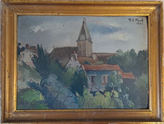 백남순이 1930년 프랑스에서 그린 풍경화. 중앙포토