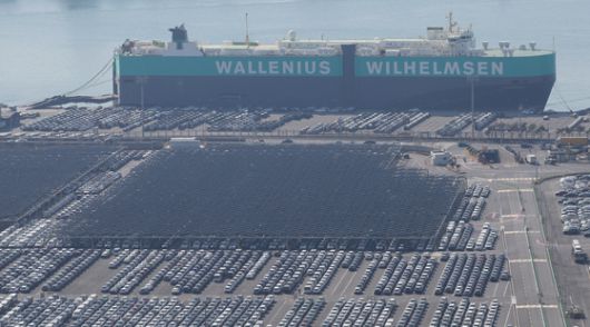 11일 오후 현대자동차 울산공장 수출선적부두와 야적장에 완성차들이 대기하고 있다. 연합뉴스