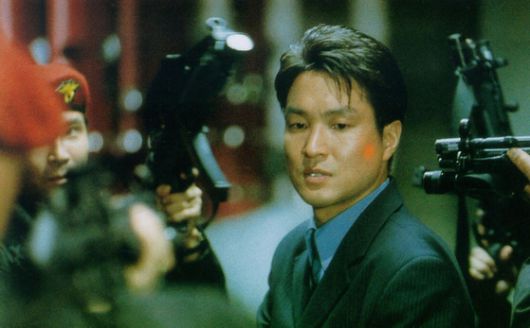 영화 '쉬리'에서 국정원 요원 중원 역을 맡은 배우 한석규. 사진 삼성전자