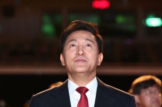 오세훈 서울시장이 지난달 26일 서울 중구 서울시청 다목적홀에서 열린 제4회 서울시 안보포럼 '트럼프 2기, 한반도 안보의 길을 묻다'에 참석해 있다. 뉴스1