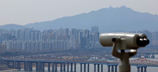 서울 시내의 한 아파트 밀집 지역. 뉴시스