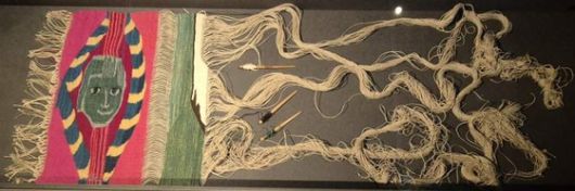 한나 리겐의 미완성 유작 '자화상'(1969~70). 실과 바늘이 그대로 붙어 있다. 트론헤임=권근영 기자