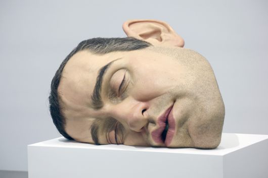 본인의 잠자는 모습을 4배 크기로 확대한 ‘마스크Ⅱ’. [뉴스1]