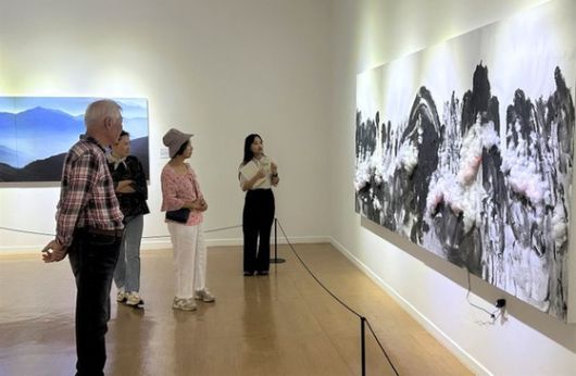 2023년 전남국제수묵비엔날레 전시 현장 모습. [사진 전남국제수묵비엔날레]