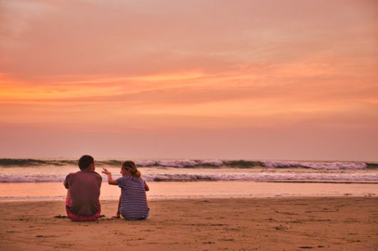 한갓진 매력의 고아 해변. 해 질 녘 유독 아름답다.