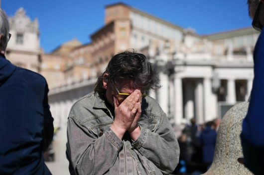 장례미사가 치러진 성 베드로성당의 광장. AFP=연합뉴스