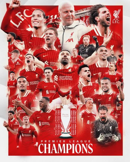 올 시즌 프리미어리그 챔피언 리버풀. [사진 리버풀 인스타그램]